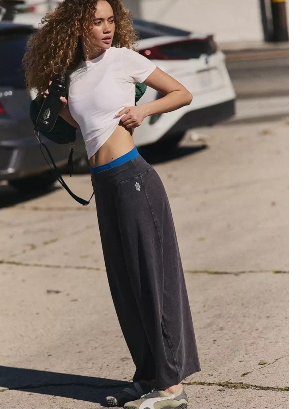 Free People Hot Shot Easy Wide Leg Pant Women’s Medium - Picture 8 of 9